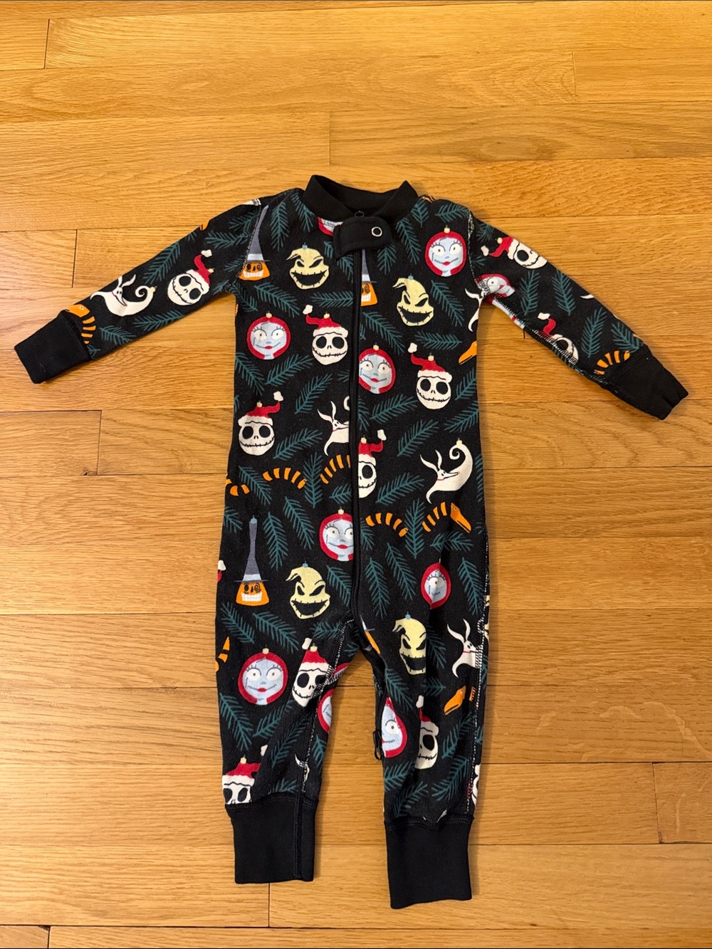 Hanna Andersson Black Holiday Nightmare Before Christmas Kids Pajamas